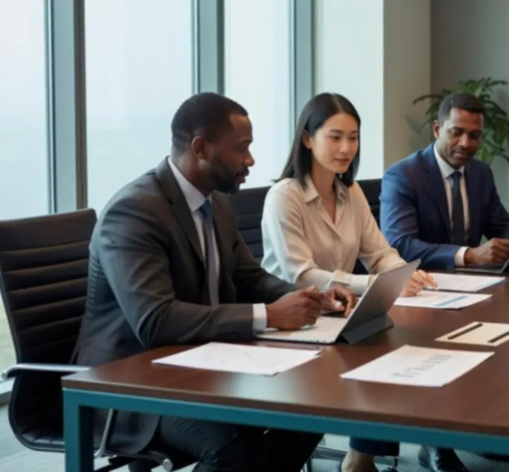 CIK FINANCIAL LTD team collaborating in a modern office environment